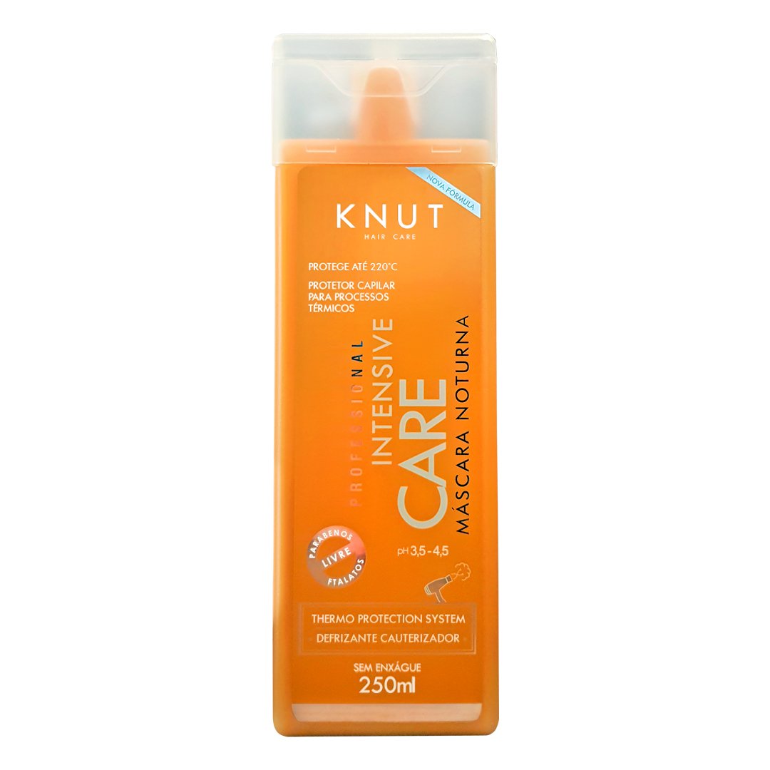 Kit Shampoo + Condicionador + Máscara + Máscara Noturna Intensive Care Knut (4 Produtos)  - Shine Shop Perfumes e Cosméticos