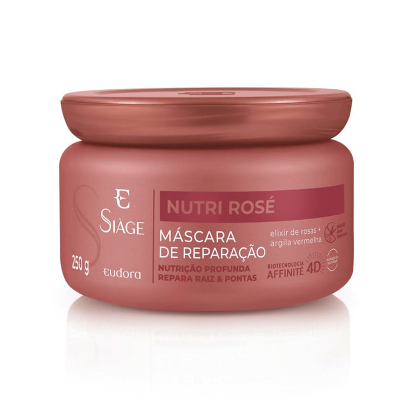 Máscara Capilar Siàge Nutri Rosé 250g - Shine Shop Perfumes e Cosméticos
