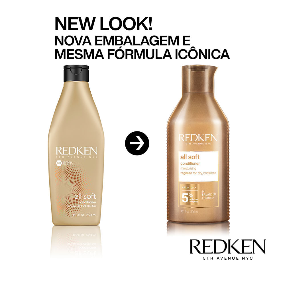 Redken All Soft Condicionador 300ml - Shine Shop Perfumes e Cosméticos