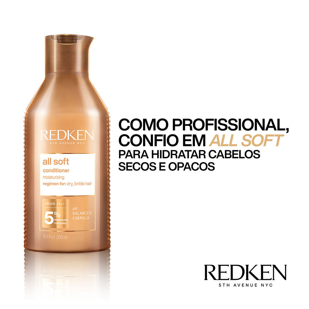 Redken All Soft Condicionador 300ml - Shine Shop Perfumes e Cosméticos