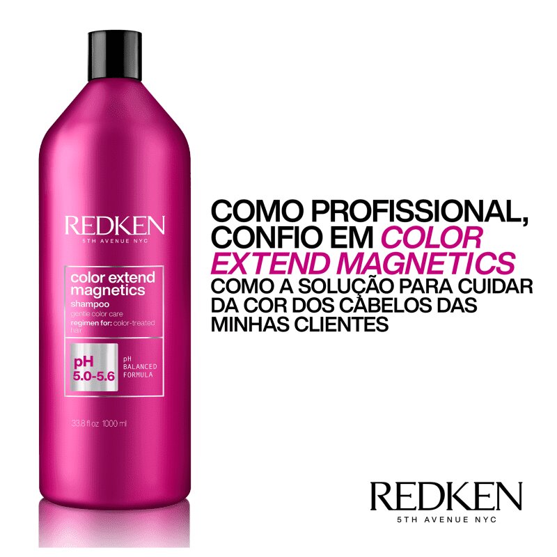 Redken Color Extend Magnetics Shampoo 1000ml  - Shine Shop Perfumes e Cosméticos