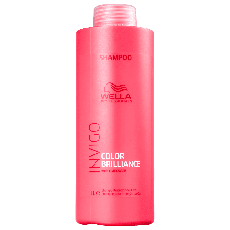 Shampoo Invigo Color Brilliance Wella Professionals 1000ml  - Shine Shop Perfumes e Cosméticos