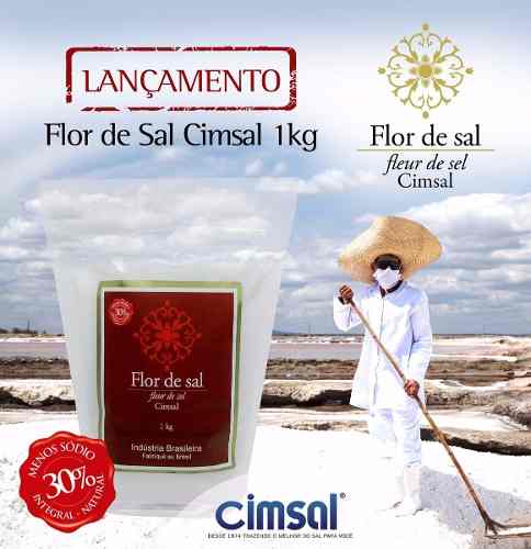 Flor De Sal Cimsal - 1kg (100% Natural Integral)