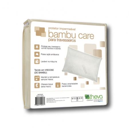 Protetor de Travesseiro Impermeavel Theva Bambu Care