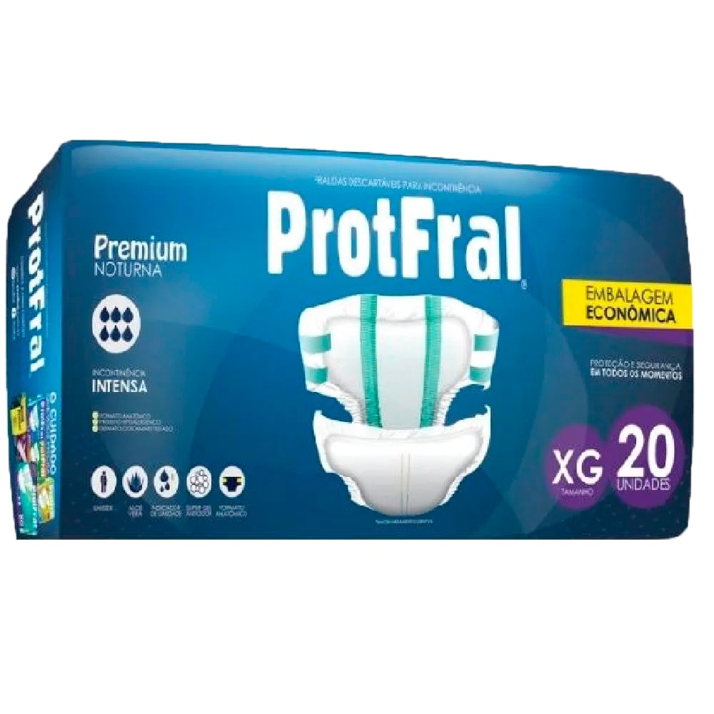 Fralda Protfral Premium XG C/ 20 UND
