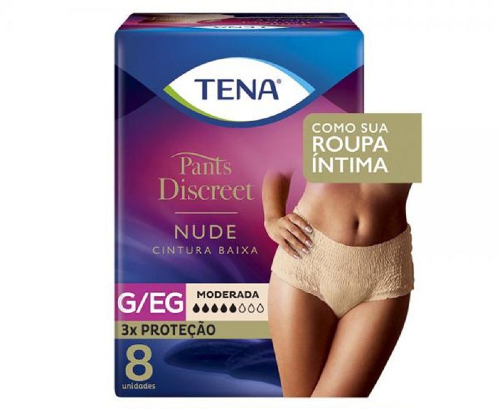 Fralda Tena PANTS Discreet Nude G/EG 8 UNID
