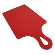 Tábua de Corte Raquete Vermelha em Polietileno 21 x 41 cm - Chef Work