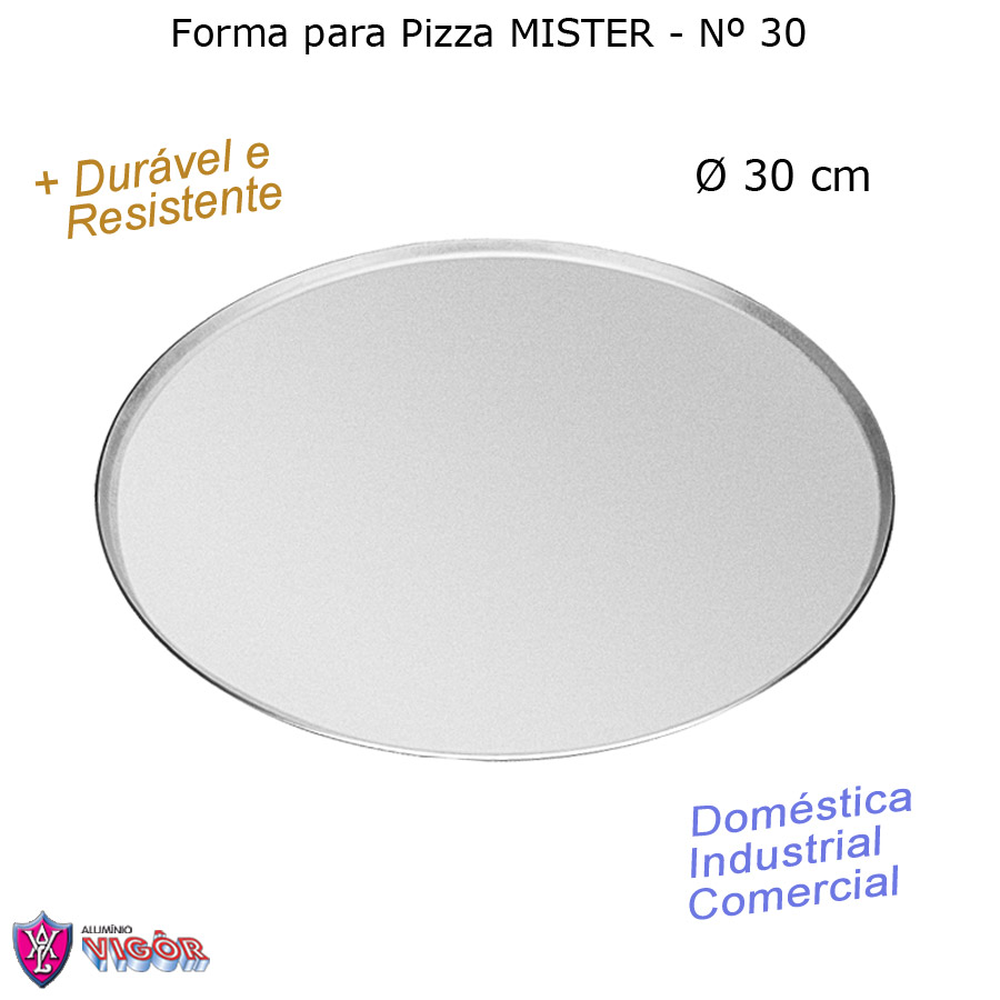 Forma para Pizza Mister 30 cm - Vigor
