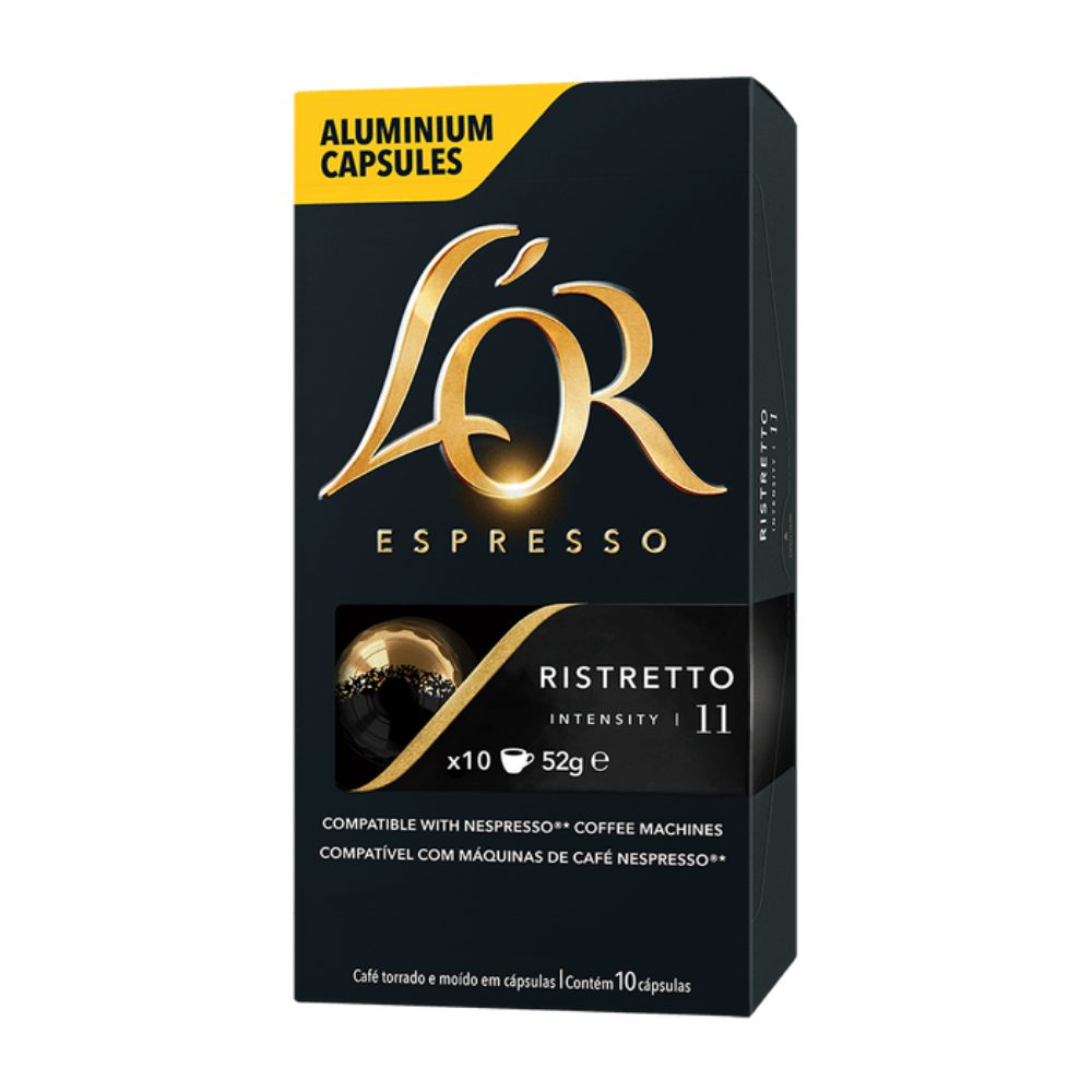 10 Cápsulas para Nespresso®, Lor, Café Ristretto