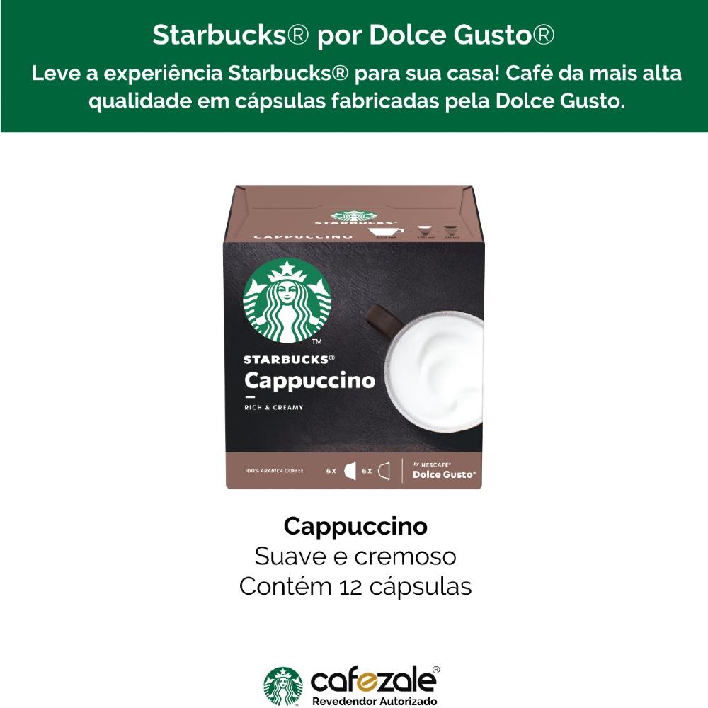 12 Cápsulas Dolce Gusto®, Starbucks, Cappuccino