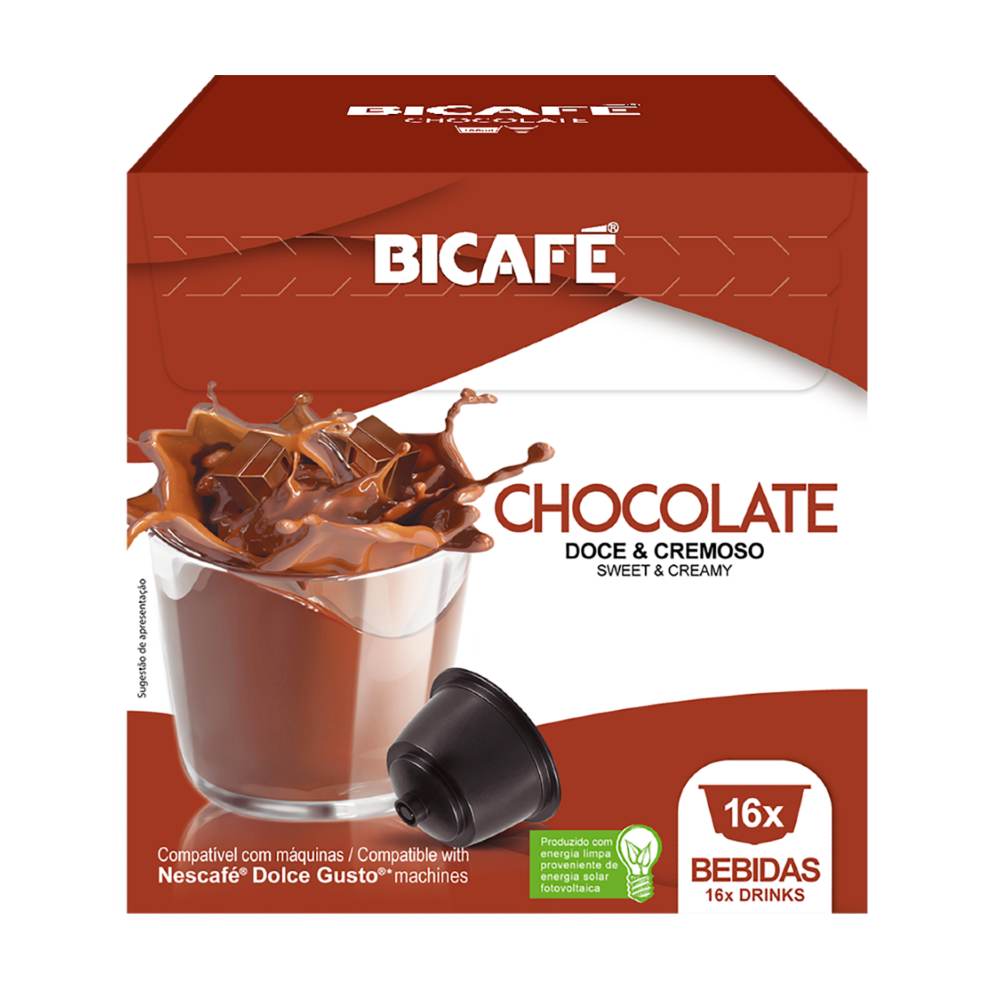 16 Cápsulas para Dolce Gusto®, Bicafé, Chocolate