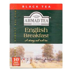 Chá Inglês Ahmad Tea, English Breakfast, 10 sachês