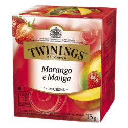 Chá Twinings, Morango e Manga, Caixa com 10 sachês