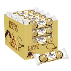 Chocolate Bombom Ferrero Rocher 1 Caixas de 16 Unidades