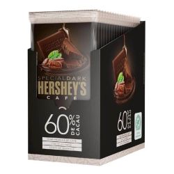 Chocolate Hersheys 60% Cacau, Café, Caixa com 12 Barras 85g