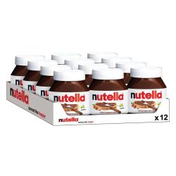 Creme de Avelã Nutella, Caixa com 12 Potes de 350g