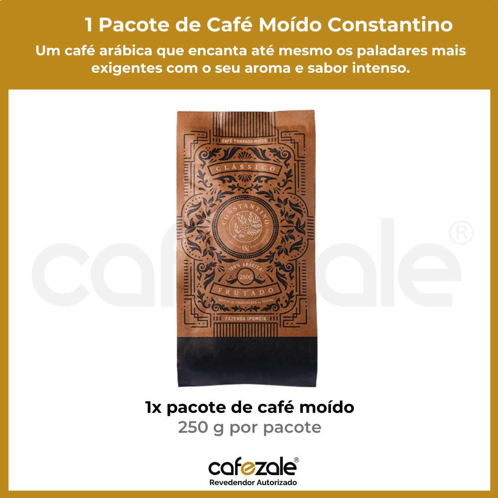 Café Moído Constantino, 1 Pacote de 250g
