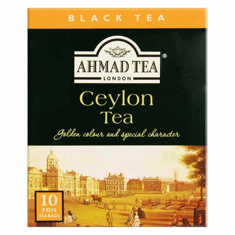 Chá Inglês Ahmad Tea, Ceylon, 10 sachês