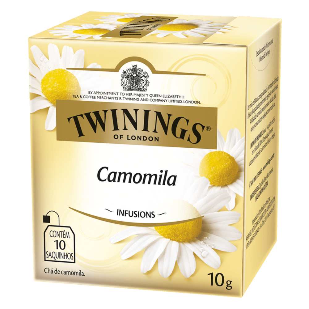 Chá Twinings, Camomila, Caixa com 10 sachês