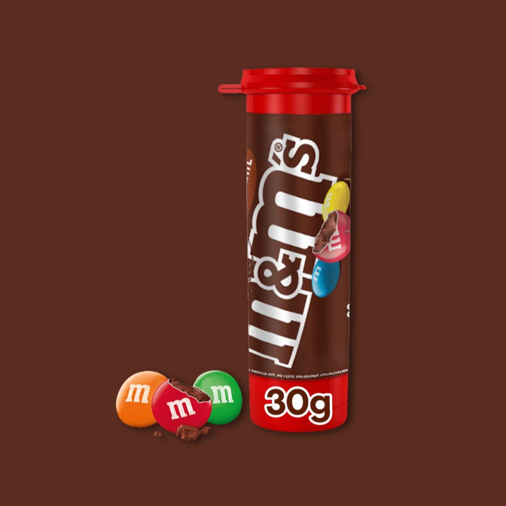 M&amp;Ms Chocolate ao Leite Tubo Kit 12 unidades de 30g