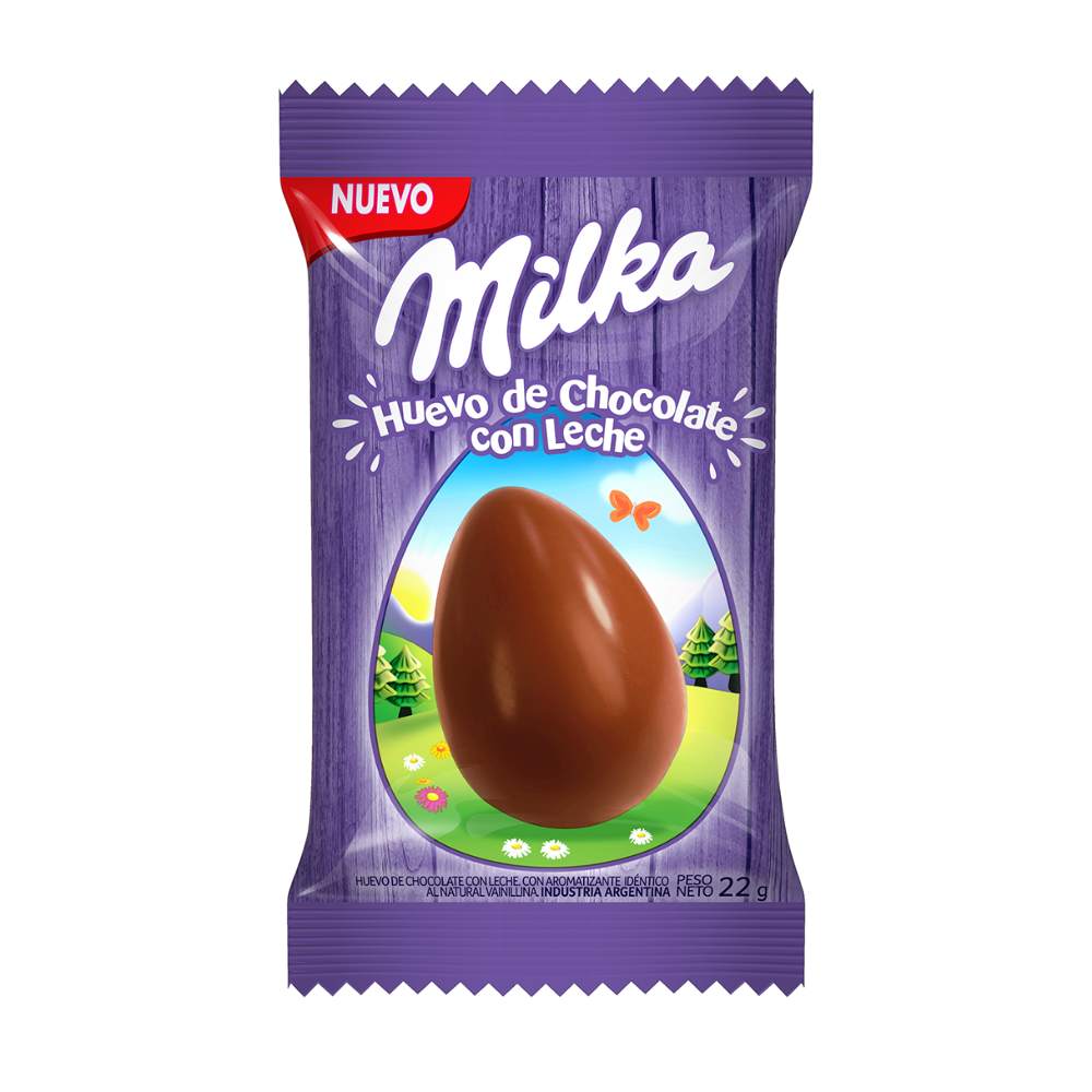 Ovo Milka Chocolate Ao Leite 22g