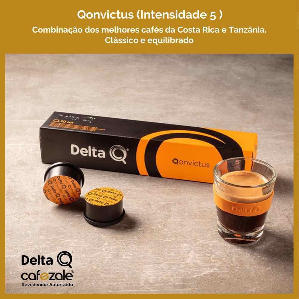 10 Cápsulas Delta Q®, Café Qonvictus Intensidade 5