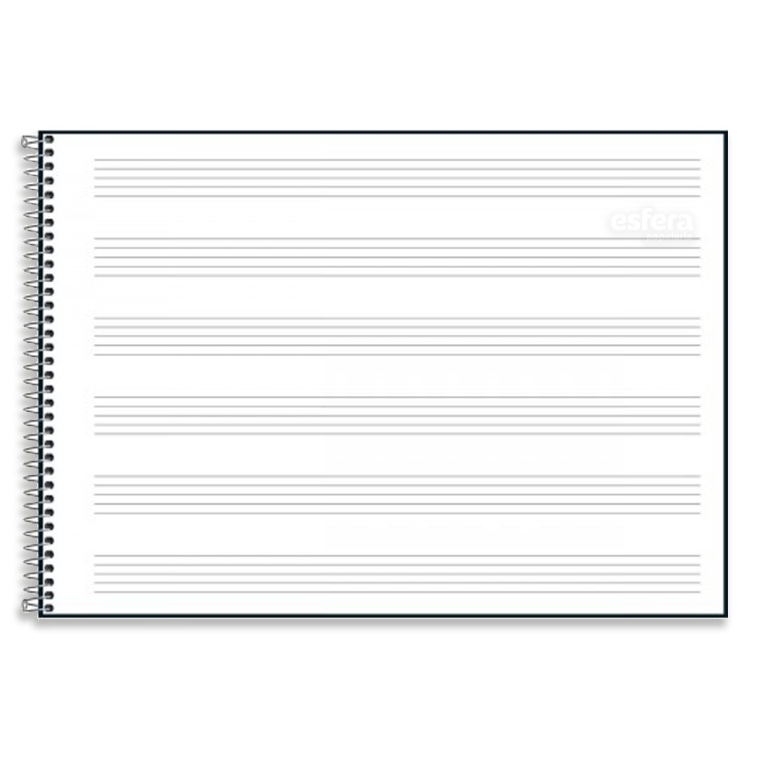 Caderno de Música Pequeno 80 Folhas TILIBRA