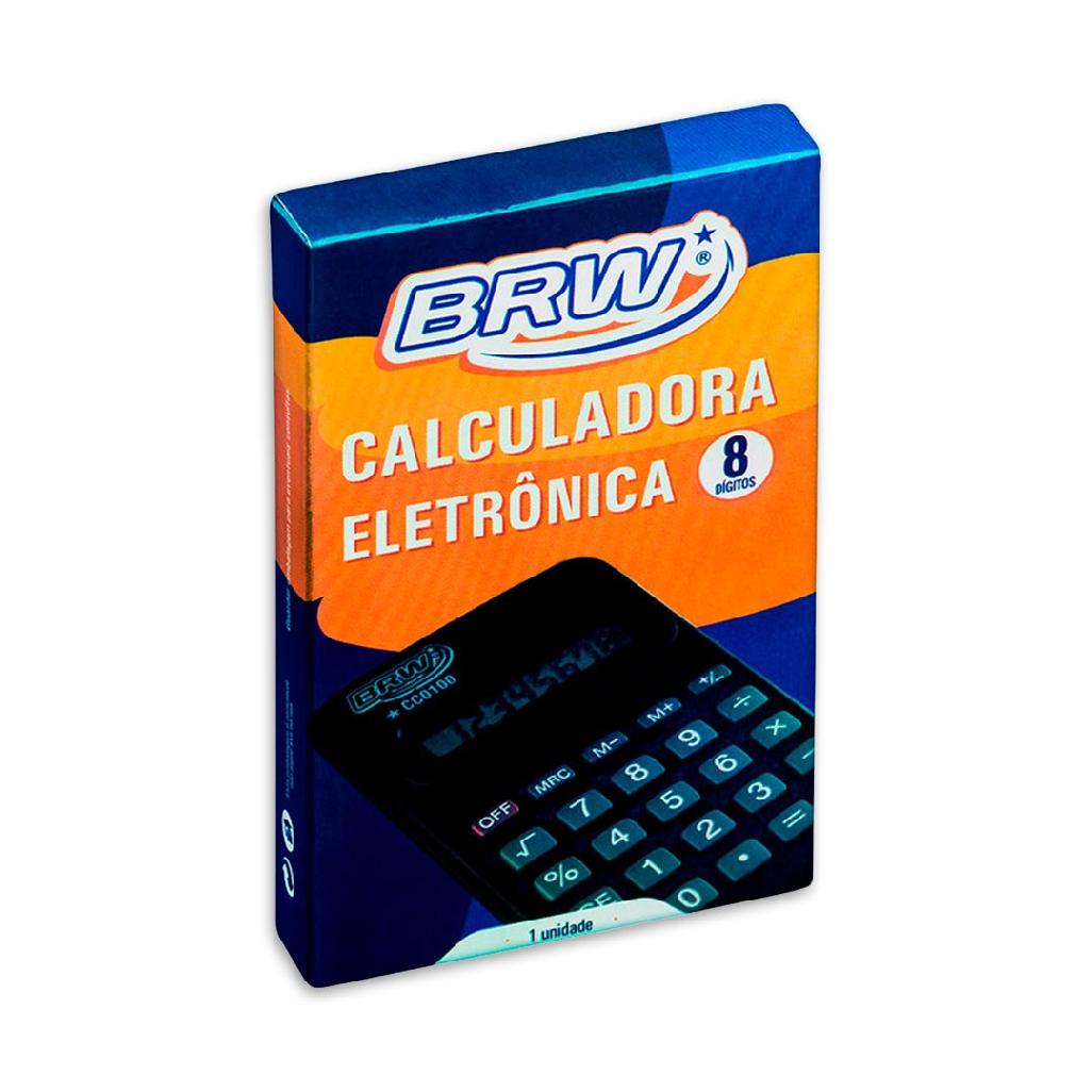 Calculadora de Bolso Com Capa 8 Dígitos BRW