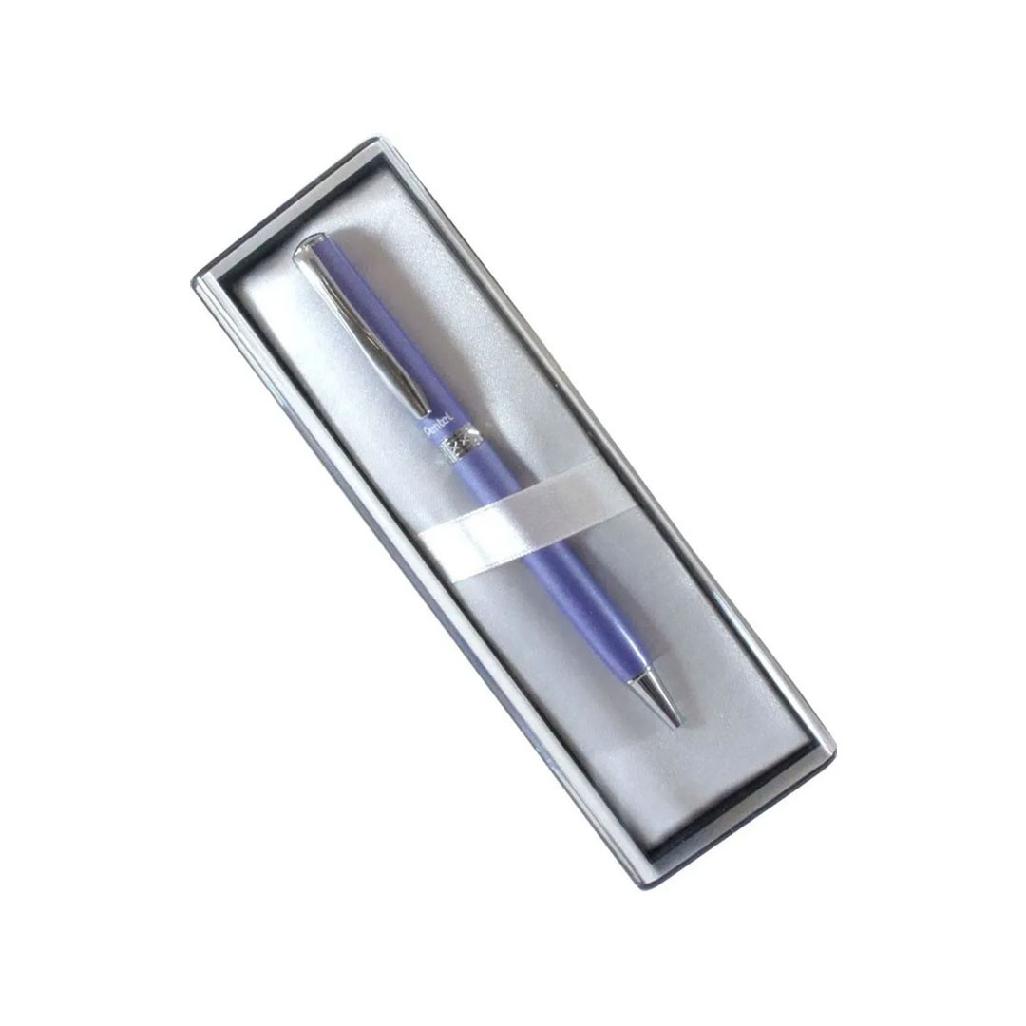 Caneta Esferográfica Sterling Corpo Violeta 0,8mm Azul PENTEL