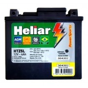 Bateria Heliar 4 Amperes Htz5l Biz 100 Ks Pop 100 Htz-bl