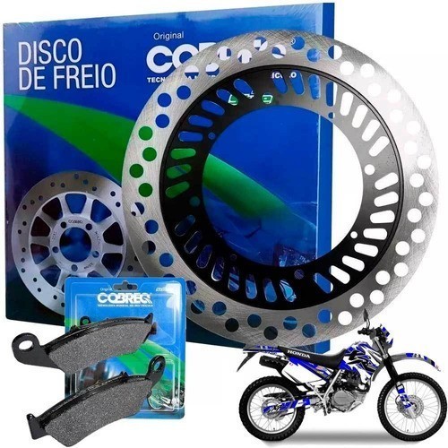 Disco de Freio XR 200 XR200 Dianteiro + Pastilha Cobreq