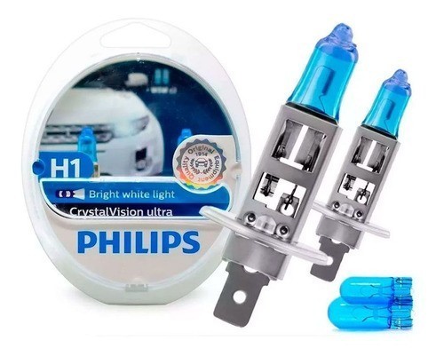 Kit Lâmpadas Philips H7 + H1 Crystal Vision Ultra 4300k
