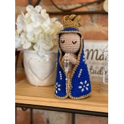 Nossa Senhora Amigurumi (crochê)