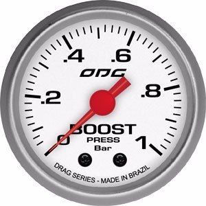 Manômetro Odg Drag Boost 1 Bar 52 Mm Pressão De Turbo