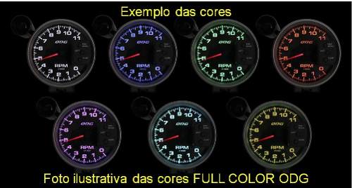 Manômetro Odg Evolution Boost 4 Bar Full Color 52mm