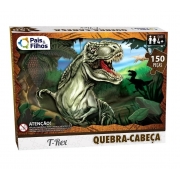 Quebra-cabeça T-Rex 150 Peças - Pais e Filhos