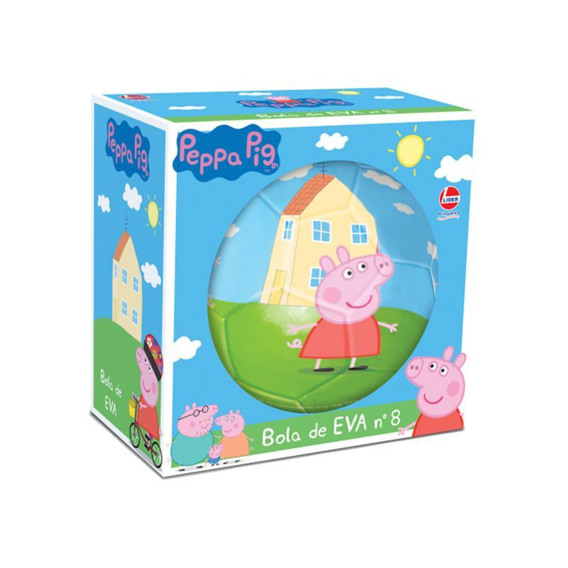 Bola de EVA nº 8 Peppa Pig - Lider Brinquedos