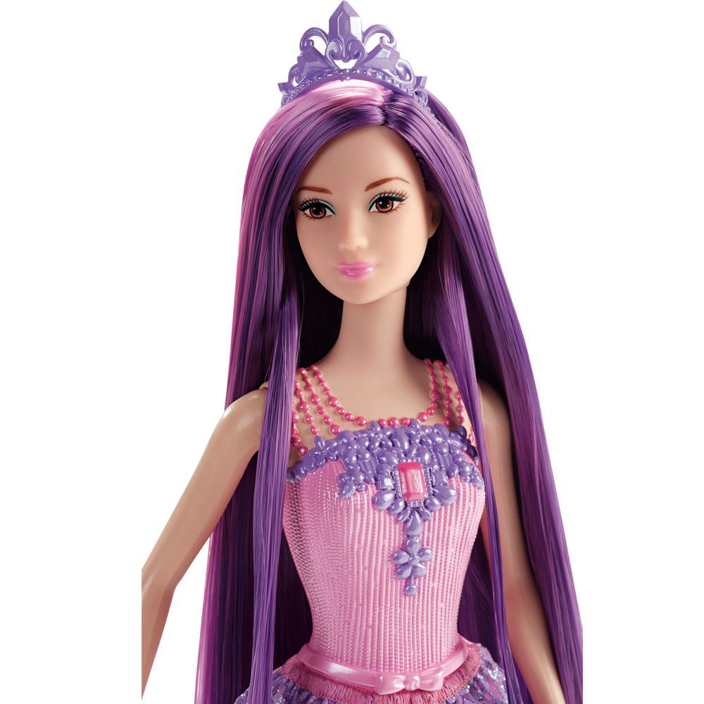 Boneca Barbie Reinos Mágicos Princesa Penteados Mágicos - Mattel