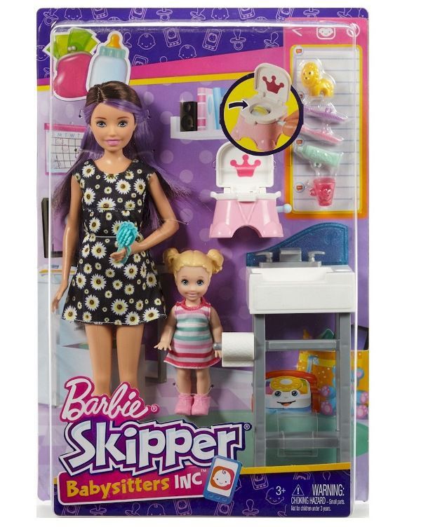 Boneca Barbie Skipper Babysitters INC - Mattel
