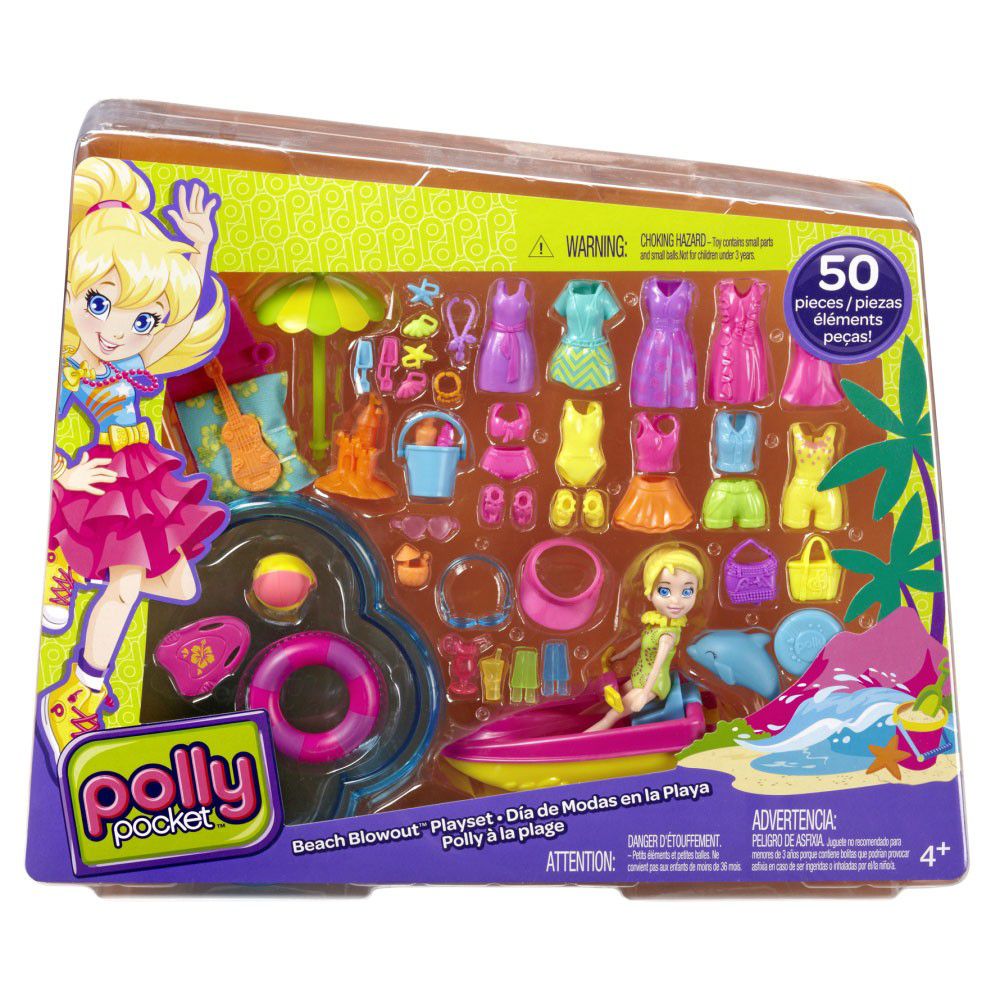 Boneca Polly Pocket Diversão na Praia - Mattel