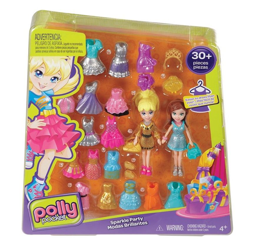 Boneca Polly Pocket - Férias Tropicais/ Festa Brilhante - Mattel