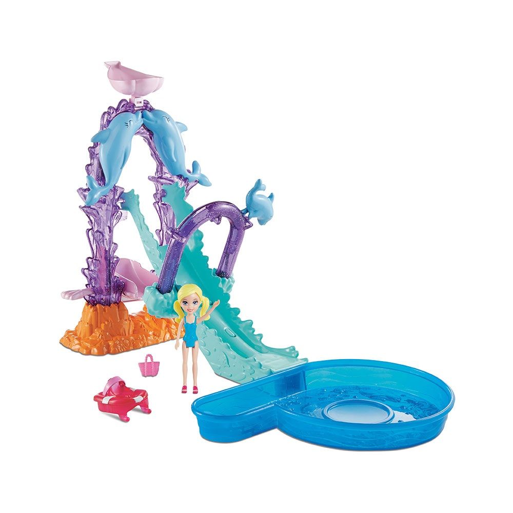 Boneca Polly Pocket Parque Aquático dos Golfinhos - Mattel