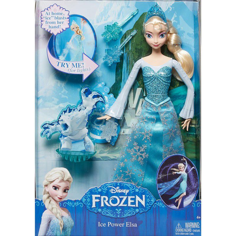 Boneca Princesa Elsa em Ação Disney Frozen - Mattel