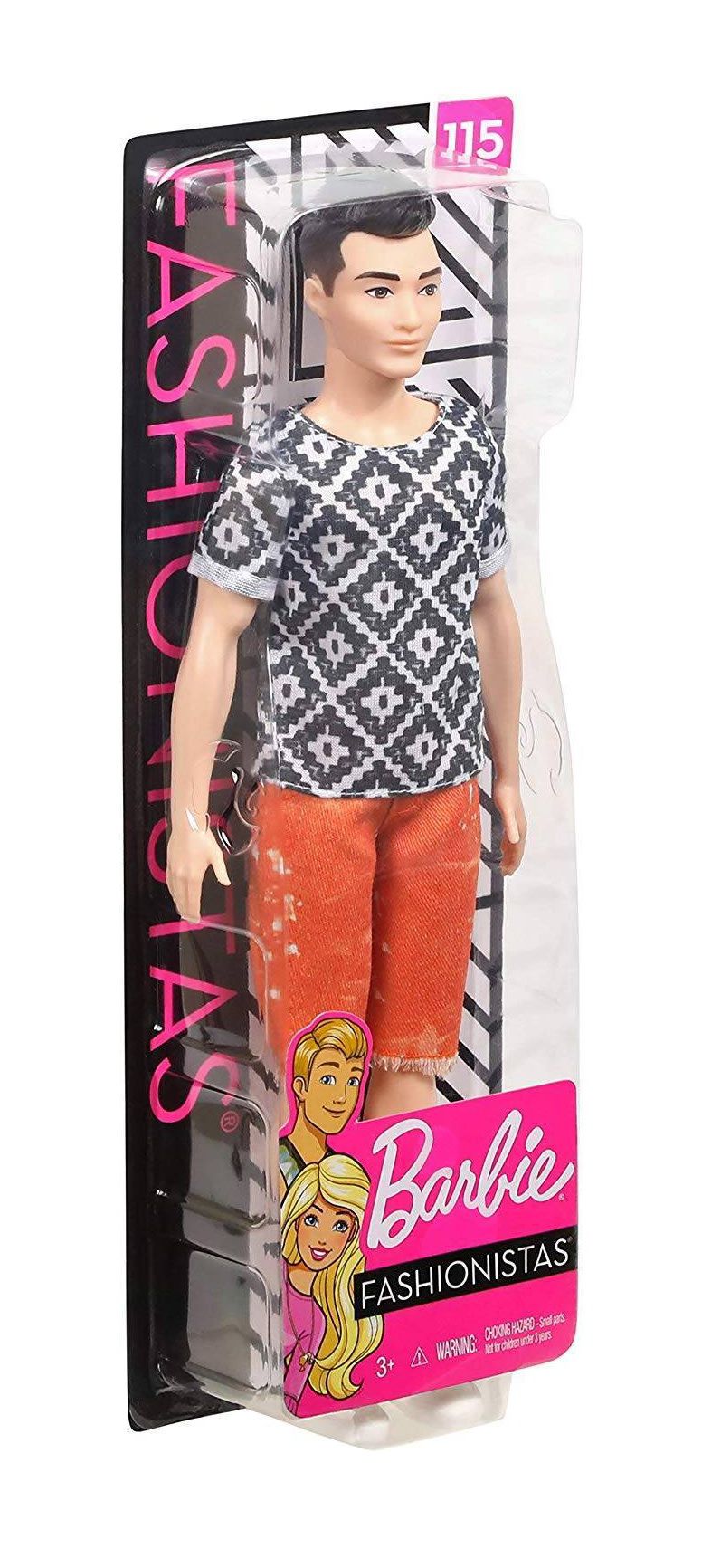 Boneco Ken Fashionistas - Mattel