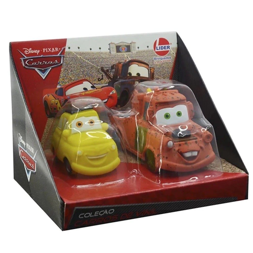 Coleção Carros de Vinil Disney Pixar Carros - Lider Brinquedos