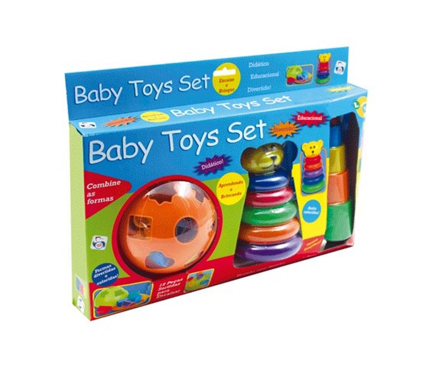 Conjunto de Brinquedos do Bebê Sortidos - Pica Pau