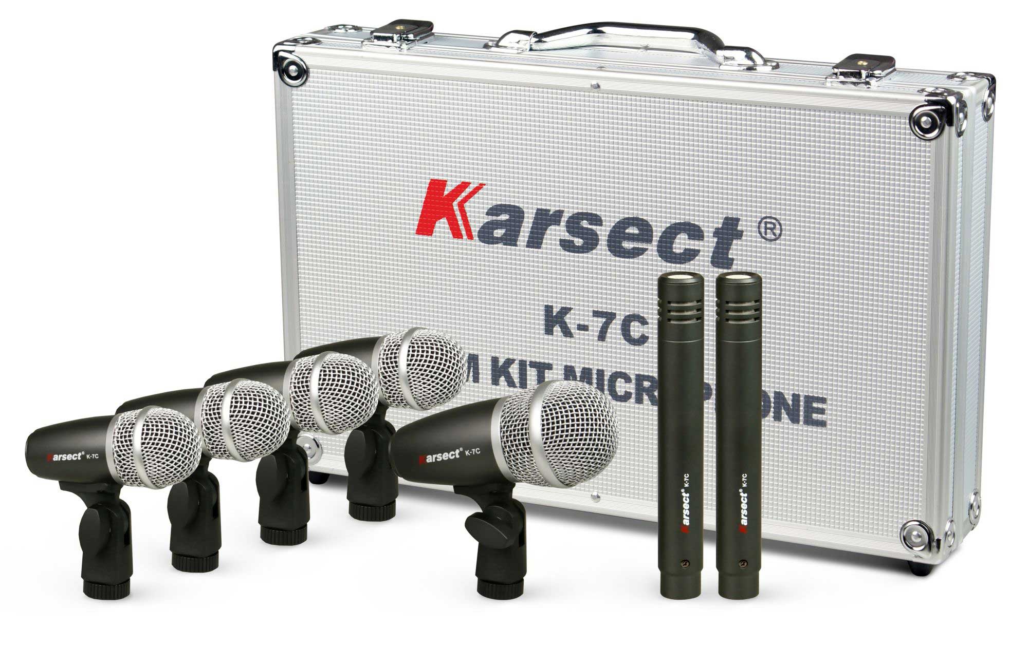 Microfone Karsect K7c Para  Bateria 7pcs
