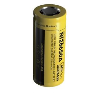 Bateria Unidade - Nitecore 26650 4200 MAH