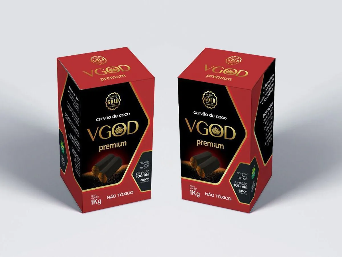 Carvão Coco - Vgod Premium 1kg