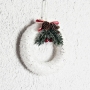 Mini Guirlanda Nevada De Natal 13cm Enfeite Decoração